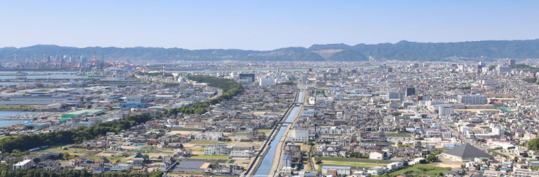 和歌山の街並み